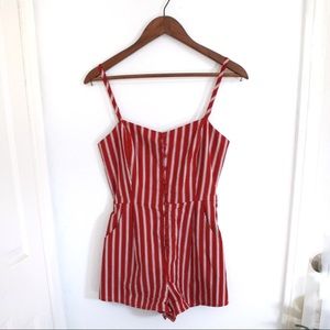 Pinstripe Romper